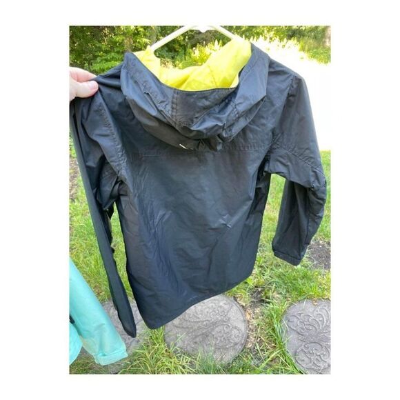 Columbia Jacket Black Yellow Fall Light Sz Youth M - Picture 5 of 7